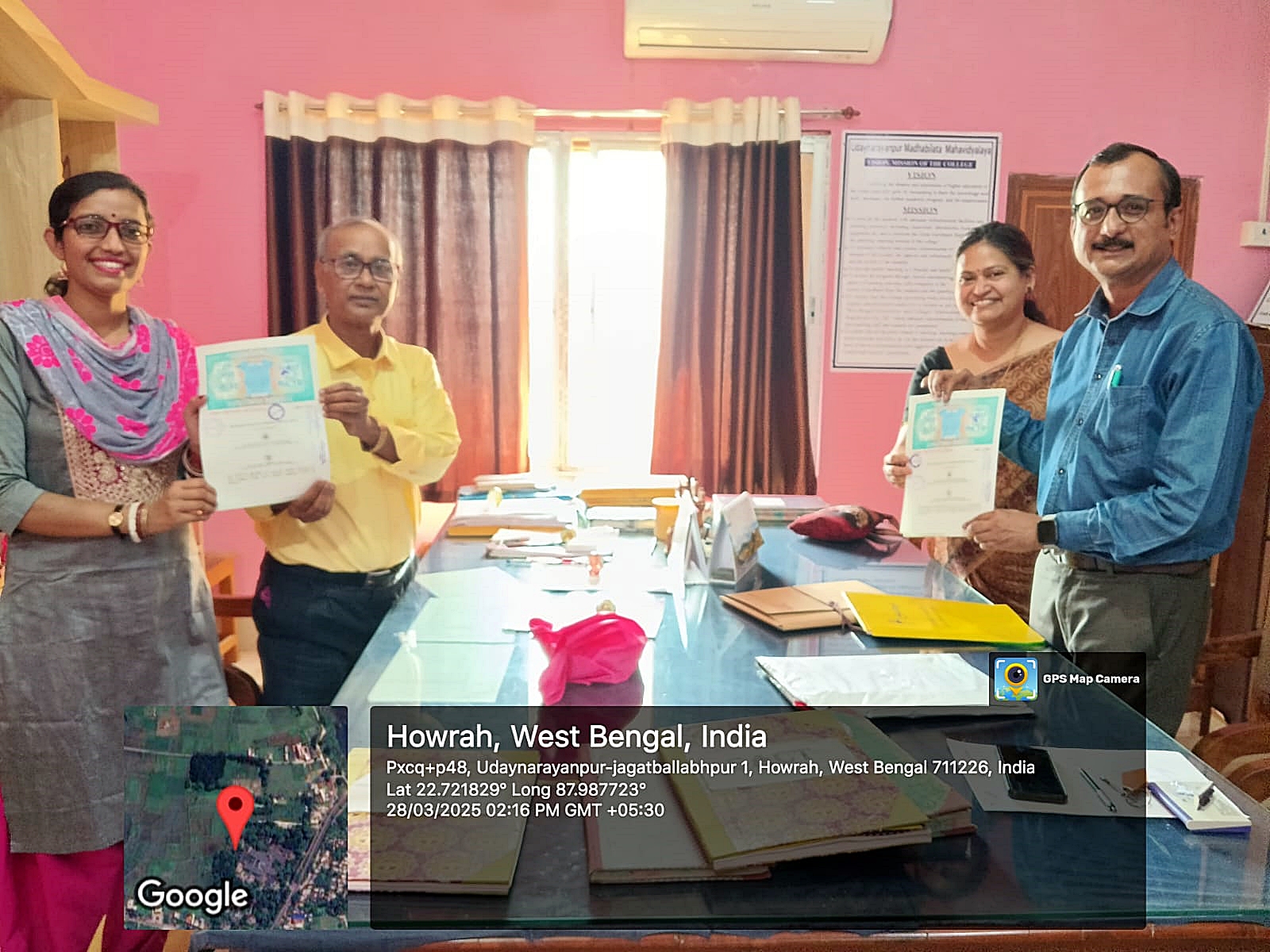 MoU sign with Udaynarayanpur Madhabilata Mahavidyalaya